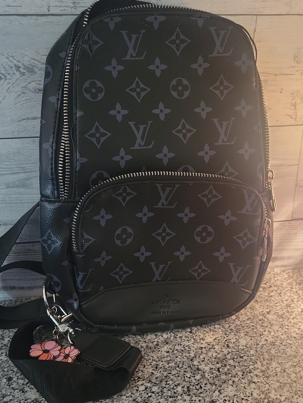Louis Vuitton Black Monogram Compact Backpack